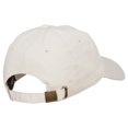 thumbnail image 4 of Mexico Flag with Map Embroidered Unstructured Washed Cap - Beige OSFM, 4 of 5