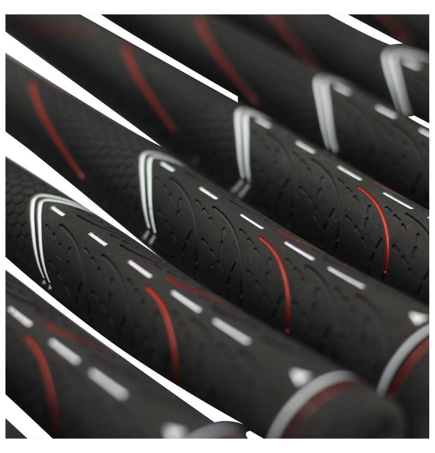 8 All Senior Men's Tour Pro Black Midsize Golf Grips
