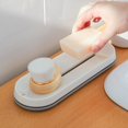 thumbnail image 4 of Jinsinto 2pcs Kitchen Sponge Holder Drainage Rag Storage Rack Dishcloth Shelf Blue white, 4 of 5
