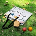thumbnail image 6 of Patriotic Duck Celebrates Freedom Waterproof Picnic Blanket with Foldable Zipper, Suitable for Outdoor Use, Suitable for Travel, Camping, Beaches, Parks, Grasslands, Picnic Blanket Accessories, 6 of 8