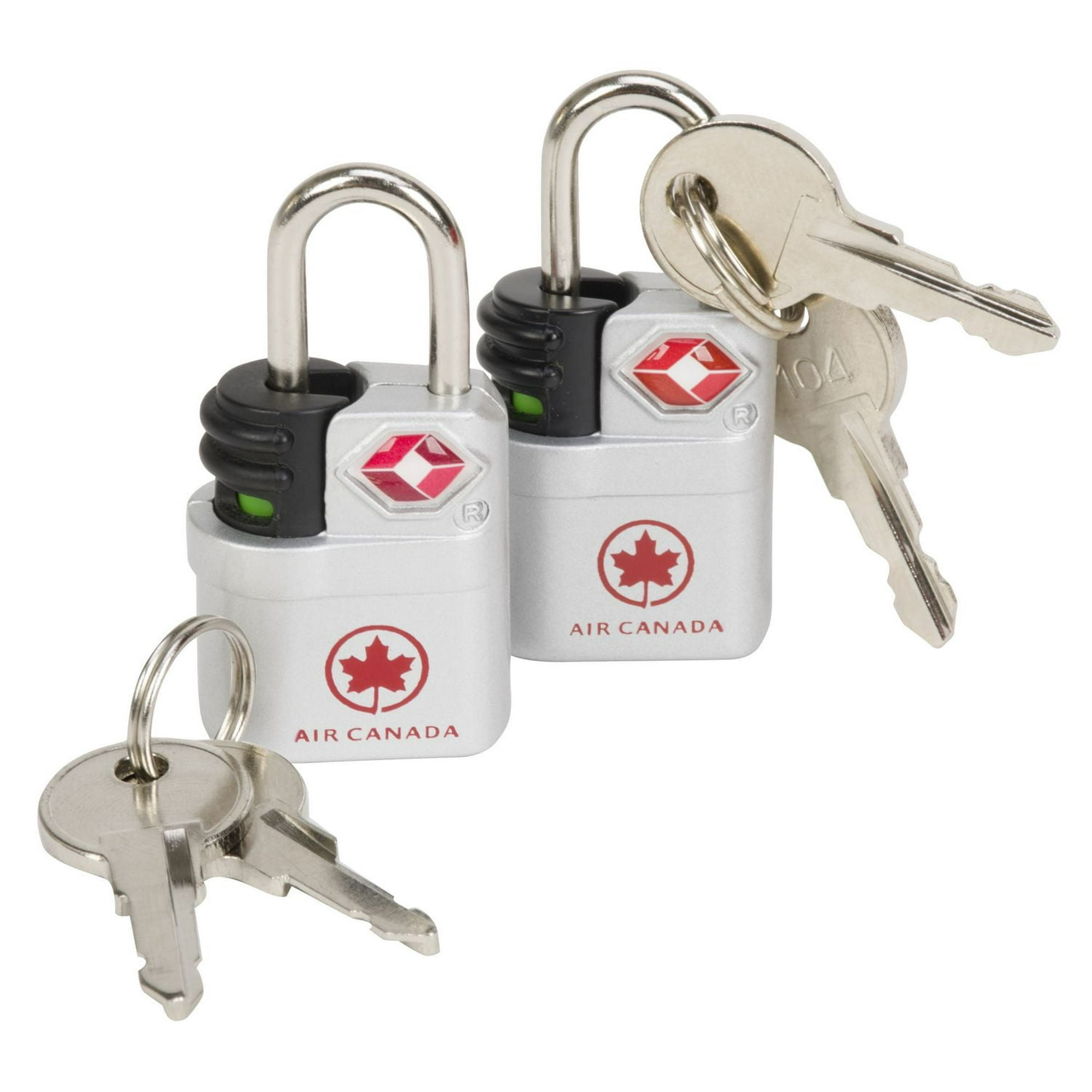 Air Canada Search Indicator Travel Sentry TSA Key Lock, Set of
