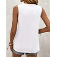 thumbnail image 4 of Zeagoo Crew Neck Tank Top Women 2025 Summer Loose Fit Tunic Tops Dressy Tanks Basic Sleeveless Shirt, 4 of 5