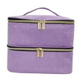 thumbnail image 3 of FITYLE Nail Polish Organizer Nail Dryer Box Salon Use Nail Art Tool Holds 30 Bottles Wear Resistant Travel Nail Polish Carrying Case, 3 of 10
