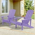 thumbnail image 2 of ACEGOSES 1 Pcs Faux Wood Adirondack Chair Weather Resistant for Patio Garden, Backyard, Porches and Indoors,Purple, 2 of 7
