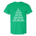 thumbnail image 4 of Mens Polo T-Shirt Christmas Solod Color Simple Cute Pattern Fashion Unisex Mens Button Down Shirt,Green,S, 4 of 4
