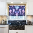 thumbnail image 6 of Glowing Jellyfish Bubbles Kitchen Curtains Half Tier Curtain 2 Rod Pockets Bathroom Bedroom Cupborad Living Room 27"x36", 6 of 8