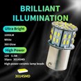 thumbnail image 4 of 2/6/10 piezas 3014 50SMD 1156 1157 bombillas LED luz de freno de reserva para coche lámpara de señal de giro BA15S P21W /BAY15D P21/5W, 4 of 4