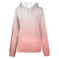 thumbnail image 4 of WILLBEST Sudadera de Mujer, Estilo Casual, con Cordones, Estampado Degradado, Manga Larga, Corte Holgado y Bolsillos X-Grande, 4 of 5