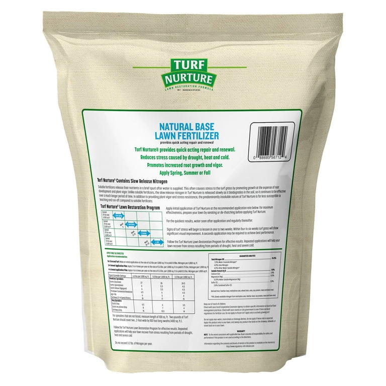 Turf Nurture 25 lbs. Natural Base Fertilizer Turf Nurture 25 lbs. Natural Base Fertilizer