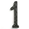 thumbnail image 1 of NACH House Numbers for Outside, 5.5 inch Black Address Numbers for House - Number 1 - Rustic Numbers for Outside with Mounting Hardware, 1 of 4