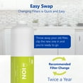 thumbnail image 2 of Express Water – Deionization Water Filter Replacement 2 Pack – DI Mixed Bed Purifier – 10 inch – Under Sink and Reverse Osmosis System, 2 of 4