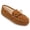 White, variant on Women’s Hardsole Pile-Lined Moccasin Slippers, Charcoal, 9 M