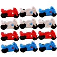 thumbnail image 1 of 12Pcs Toddlers Erasers Motorbike Shaped Erasers Kids Erasers Cartoon Motorcycle Erasers, 1 of 1