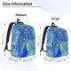 thumbnail image 2 of Fotbe Peacock Mochila de Lona con Estampado, Mochila Duradera, Mochila Versátil de Alta Calidad, Mochila Compacta Vintage-Medium, 2 of 5