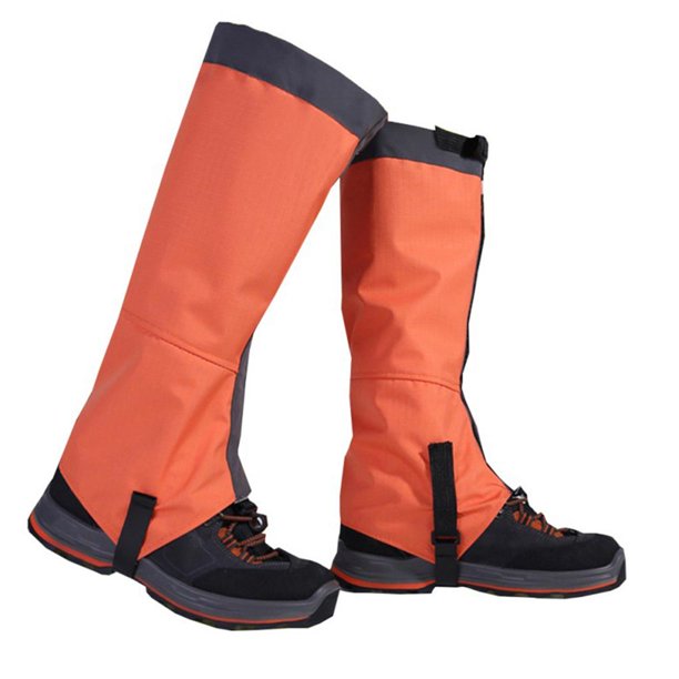 Soidarity 1 par de polainas para piernas de senderismo, polainas para botas de nieve, transpirables, impermeables, para caminar, cubierta de pierna alta Escalada No. 4 Soidarity OD016307-04