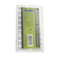 18 Sizes Stainless Steel  Watch Mini Screw Assortment Repair  Glass Watch Back Watch Movement Replacing Spare Part