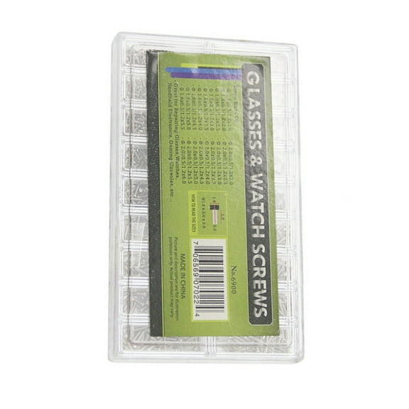 18 Sizes Stainless Steel  Watch Mini Screw Assortment Repair  Glass Watch Back Watch Movement Replacing Spare Part