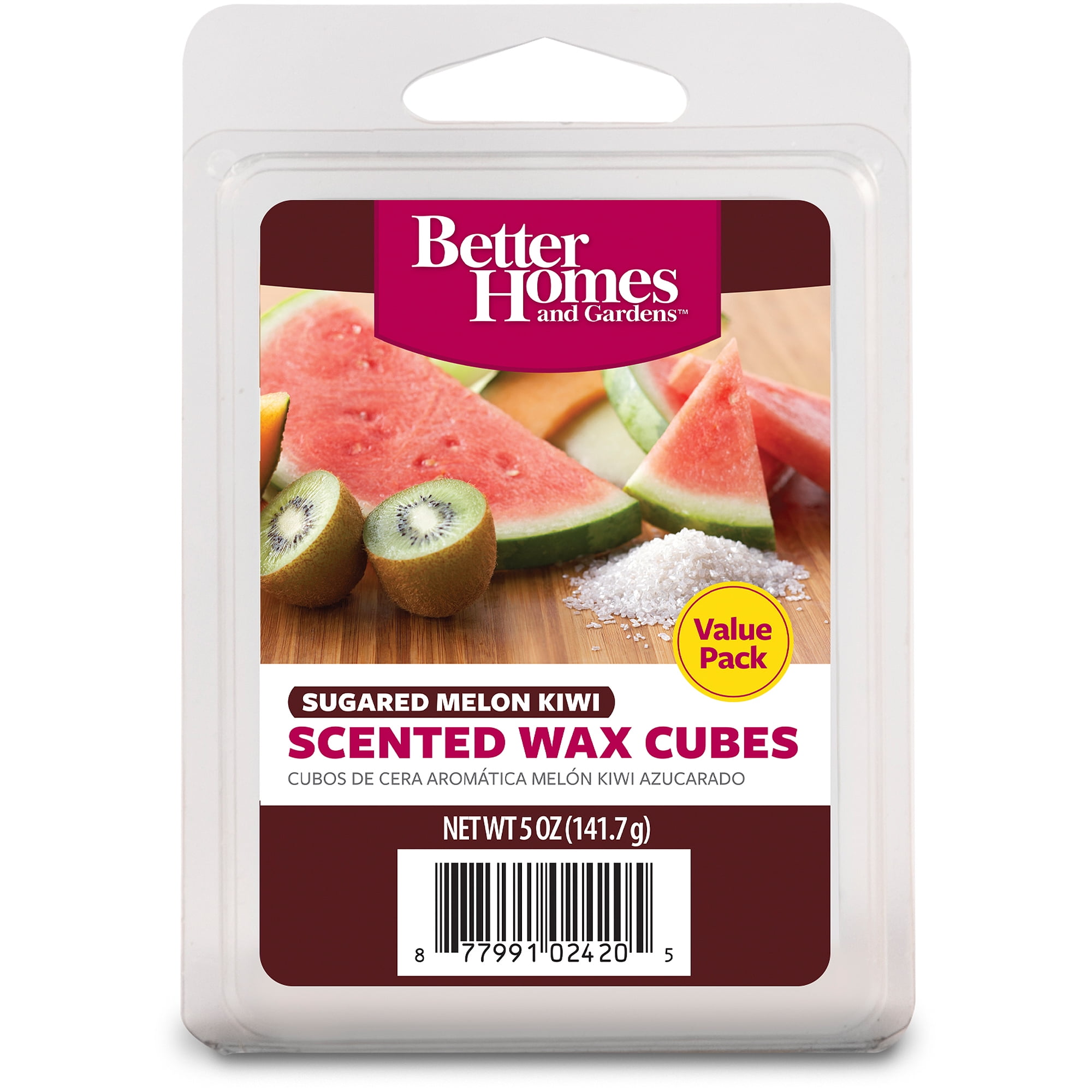Better Homes and Gardens Value Wax Cubes, Sugar Melon Kiwi