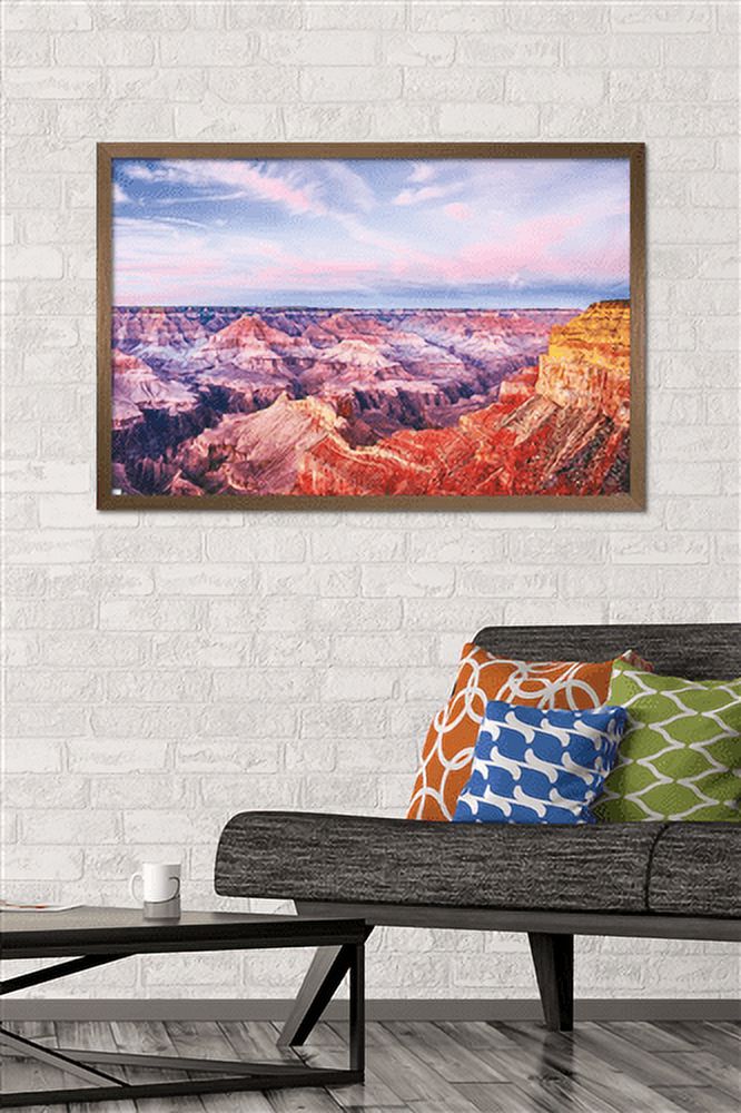Wonders of the World - Grand Canyon Wall Poster, 22.375" x 34", Framed