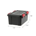 thumbnail image 6 of IRIS 19 Qt Storage Box with Gasket Seal Lid, 6Pk Heavy Duty Moving Containers with Tight Latch, 6 of 8