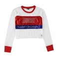 thumbnail image 1 of Tommy Hilfiger Playera Gigante de Malla para Mujer, Blanca, Small, 1 of 2