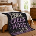 thumbnail image 6 of Core Creep Mode autumn celebration Quote, Warm Flannel Blanket for Living Room and Reading Nook with Detailed Artwork, Festive autumn celebration Scene, Art Lovers autumn celebration Gift, 6 of 7