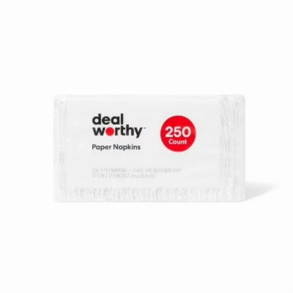 Disposable Paper Napkins - 250ct - Dealworthy