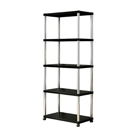 Leodye 1PCS 5 Tier Storage Shelf, Free‑Standing Organizer Rack for office, Kitchen and Bathroom Household Supplies Storage -15.7*11.8*42.5IN