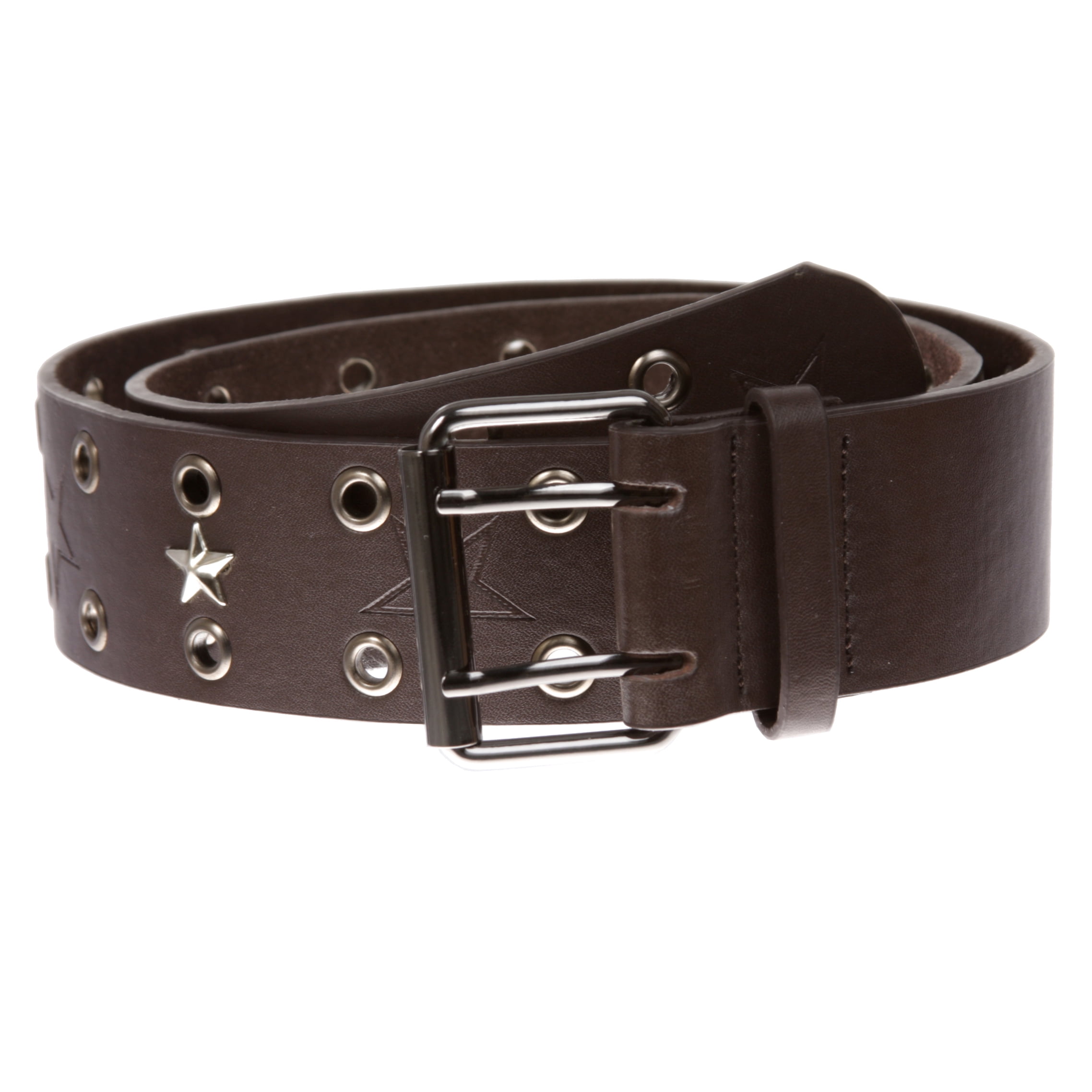 Grommets Leather Belt 