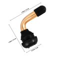 thumbnail image 2 of BESTYASH Valve Stems Para Llantas Con De Boca Inclinada 45 Grados Materiales Duraderos, 2 of 8