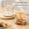 thumbnail image 5 of Kitchen Meat Baller Maker Press Tool, Mince Storage Container with Lid, DIY Easy Meatball Maker Mold Set, 5 of 5