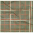 thumbnail image 4 of oneOone Organic Cotton Poplin Twill Fabric Tartan Check Printed Fabric 1 Yard 42 Inch Wide, 4 of 4