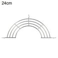 thumbnail image 3 of 24/26/28/30cm Stainless Steel Semi-circular Frying Pan Oil Drain Rack Shelf-26cm, 3 of 5