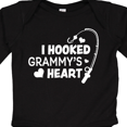 thumbnail image 4 of Inktastic I Hooked Grammy's Heart with Fishing Rod Boys or Girls Long Sleeve Baby Bodysuit, 4 of 5