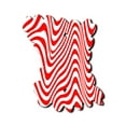 thumbnail image 1 of Off The Wall Plates - Red Squigley Lines - Single Gang Blank Cover, 1 of 4