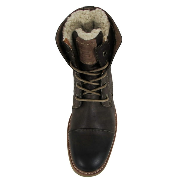 Day Five Mens Casual Lace Up Fold Over Cuff Ankle Boot Shoes  display picture 1