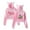 Pink, variant on The Apothecary Diaries Cat Ear Fashion Street Trendy Hoodie Women's Short Sportswear