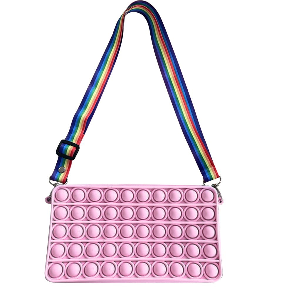 Fashion Zipper Circle Purse Clutch Mobile Phone Technology Intelligent Round Shoulder Cross-body Bag Tote Handbag Canvas Messenger Purse Wallet 