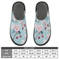 thumbnail image 5 of IAUYY Memory Foam House Slippers Suitable for Both Men and Women. Comfortable, Anti-Slip Plush Flat-Bottomed Slippers The Best Holiday Gift Berry, 5 of 9