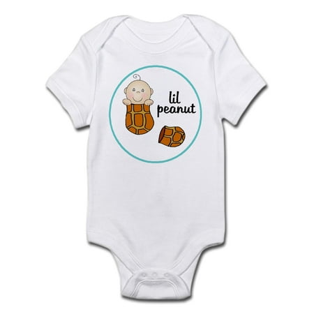 

CafePress - Lil Peanut T-Shirt - Baby Light Bodysuit