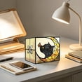 thumbnail image 5 of Stained Glass Cat Flower Pot,Handmade Cute Pots for Plants, Room and Office Decoration Glass Container Storage,Indoor Plant Pots with Drainage,Plant Gifts, 5 of 7