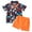 C-3859BK2, variant on TEDOYE Boys Outfits Sets Casual Summer Two Piece Sets With Pumpkin Moon Bow Tie Elastic Waist Comfortable Playwear For Toddler Kids 1-9 Years Holiday Wear, 1-2 Years