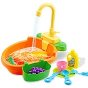 Kids Dishwasher Playset Electric Realistic Kitchen Sink Toy Development Toy