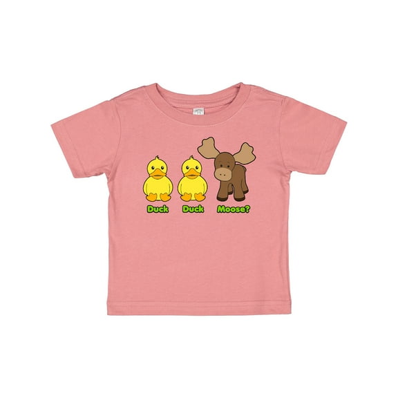Inktastic Duck Duck Moose? Boys or Girls Baby T-Shirt