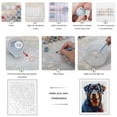 thumbnail image 3 of Paint By Numbers Kit for Adults Beginner - Dog Portrait Colorful Art Splash DIY Canvas Painting Kits for Adults, Frameless Paint By Number for Adults for Home Wall Decor 16x20 Inch, 3 of 7