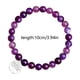 thumbnail image 4 of Pulsera de piedra natural morada Tianhe piedra volcánica esmerilada con tarjeta Pulsera de piedra natural, 4 of 8