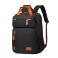 thumbnail image 1 of Men's Retro Multi-Functional Backpack with Expandable 20-35L Capacity, Water-Resistant Dacron Material, 15.6" Laptop Compartment, Ergonomic Padded Straps & Luggage Strap - Ideal for Work, Travel,, 1 of 7