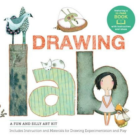 Experimentation Kit - Drawing Lab Kit : A Fun and Silly Art Kit, Includes Instructions and Materials for Drawing Experimentation and Play Burst: Featuring a 32-Page Book with Instructions and Ideas