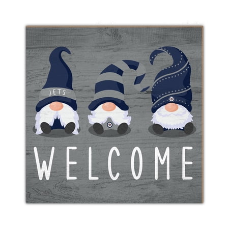 Winnipeg Jets 10 x 10 Welcome Gnomes Sign