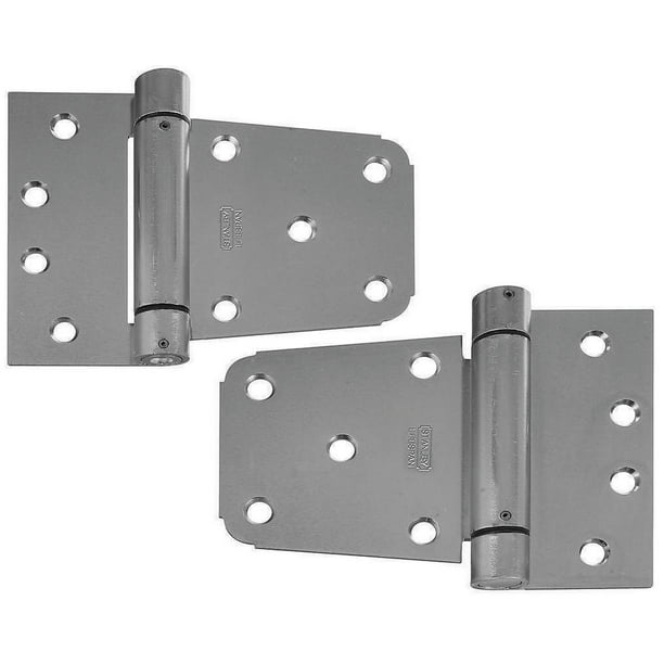 Heavy Duty Gate Hinge, 9 Hole, 31/2" L, Steel Stanley Hardware Gate